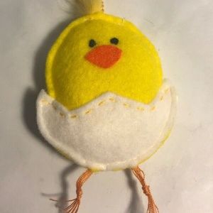 VTG felt Chicken Ornament